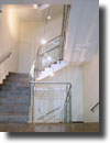 Treppe mit Stahlkonstruktion